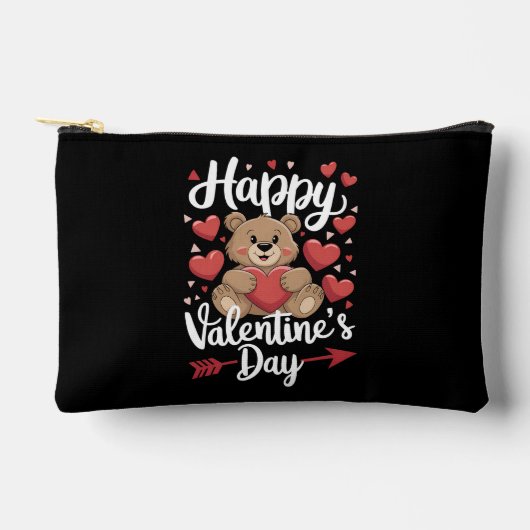 Fijne Valentijnsdag Beer Hart Schattige Koppels Etui (Voorkant)