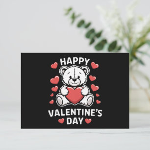 Fijne Valentijnsdag Beer Vday Bedankkaart