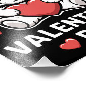 Fijne Valentijnsdag Beer Vday Foto Afdruk (Hoek)