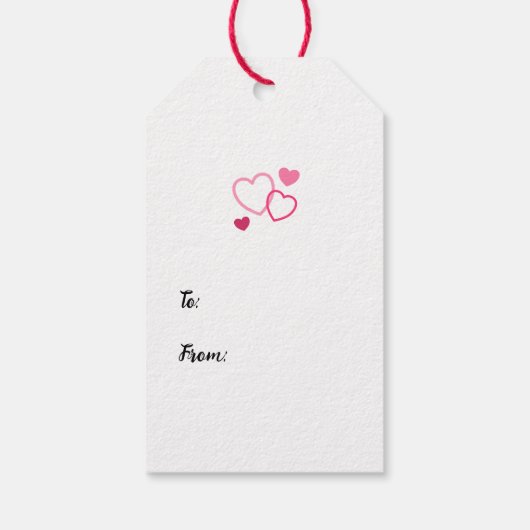 Fijne Valentijnsdag! Cadeaulabel (Achterkant)