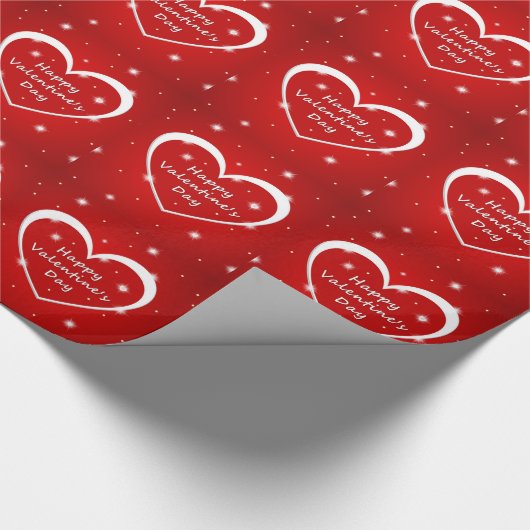 Fijne Valentijnsdag Cadeaupapier (Hoek)