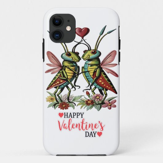 Fijne valentijnsdag Case-Mate iPhone case (Achterkant)