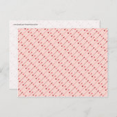 Fijne valentijnsdag Cupid's pijlen roze rood Feestdagenkaart (Voorkant / Achterkant)
