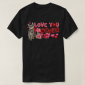 Fijne Valentijnsdag Cute Forever Ca T-shirt (Design voorkant)