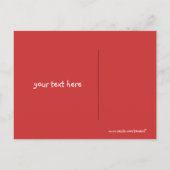 Fijne Valentijnsdag - Cute Girl Feestdagenkaart (Achterkant)