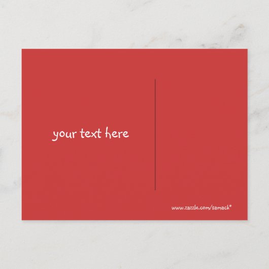 Fijne Valentijnsdag - Cute Girl Feestdagenkaart (Achterkant)