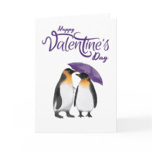 Fijne Valentijnsdag Cute Pinguïns