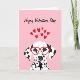 Fijne Valentijnsdag - Dalmatische hondenkaart Feestdagen Kaart
