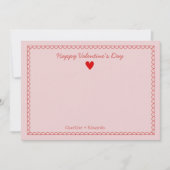 Fijne Valentijnsdag Dank u Bedankkaart (Voorkant)