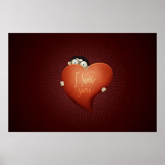 Fijne Valentijnsdag: Een jongen in liefde (Engels) Poster (Voorkant)