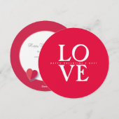 Fijne Valentijnsdag Elegant Greeting Feestdagenkaart (Voorkant / Achterkant)