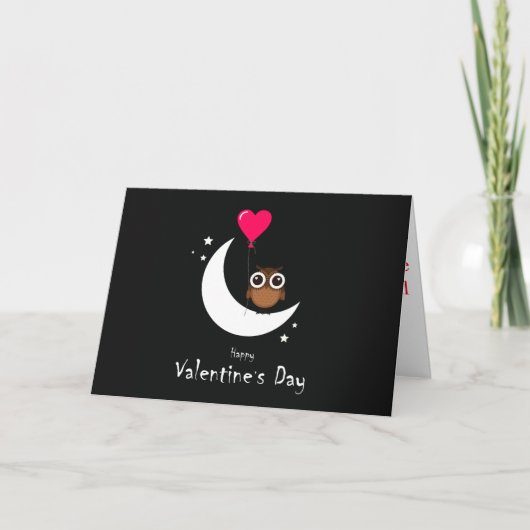 Fijne Valentijnsdag Feestdagen Kaart (Voorkant)