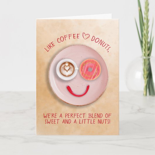 Fijne Valentijnsdag Feestdagen Kaart (Voorkant)