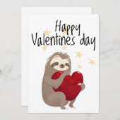 Fijne Valentijnsdag! Feestdagenkaart (Voorkant / Achterkant)