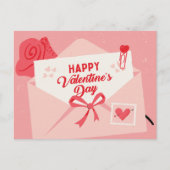 Fijne valentijnsdag feestdagenkaart (Voorkant)