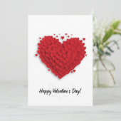 Fijne Valentijnsdag! Feestdagenkaart (Staand voorkant)