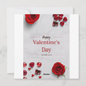 Fijne Valentijnsdag Feestdagenkaart (Achterkant)