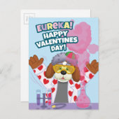 Fijne Valentijnsdag! Feestdagenkaart (Voorkant / Achterkant)