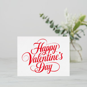 Fijne Valentijnsdag Folie Vakantie Postkaart Feestdagen Briefkaart