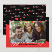 Fijne Valentijnsdag Foto Feestdagenkaart (Voorkant / Achterkant)