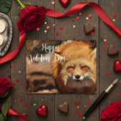 Fijne Valentijnsdag Fox Briefkaart