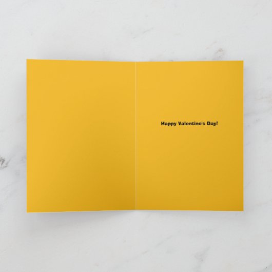 Fijne Valentijnsdag Funny Bread Humor Feestdagen Kaart (Binnen)