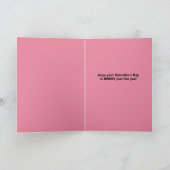 Fijne Valentijnsdag Funny Cupcake Humor Feestdagen Kaart (Binnen)