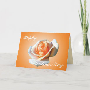 Fijne Valentijnsdag, gele roos Feestdagen Kaart