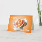 Fijne Valentijnsdag, gele roos Feestdagen Kaart (Voorkant)