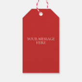 Fijne Valentijnsdag Gift Tag, Rode & Roze Harten Cadeaulabel (Achterkant)