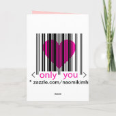 Fijne valentijnsdag giraf feestdagen kaart (Achterkant)