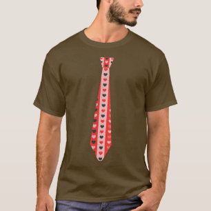 Fijne Valentijnsdag Grappige Hart Knoop Romantisch T-shirt