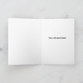 Fijne Valentijnsdag grote kat in het gezicht Feestdagen Kaart (Binnen)