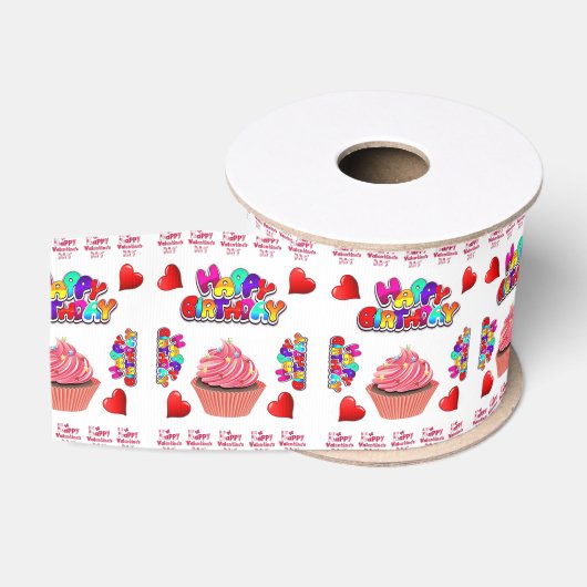Fijne Valentijnsdag Happy Birthday Lint (Spoel)