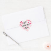 Fijne Valentijnsdag Hart Stickers (Envelop)