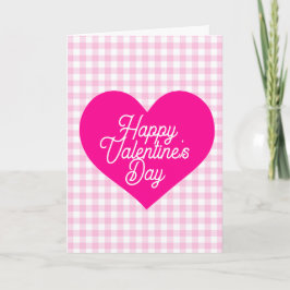 Fijne Valentijnsdag hart Vakantie Kaart