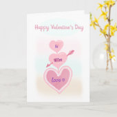 Fijne Valentijnsdag! Heart, wees mijn tekst Kaart (Gele Bloem)