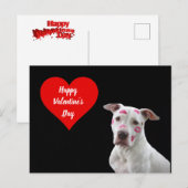 Fijne Valentijnsdag Hond kaart (Voorkant / Achterkant)