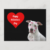 Fijne Valentijnsdag Hond kaart (Voorkant)
