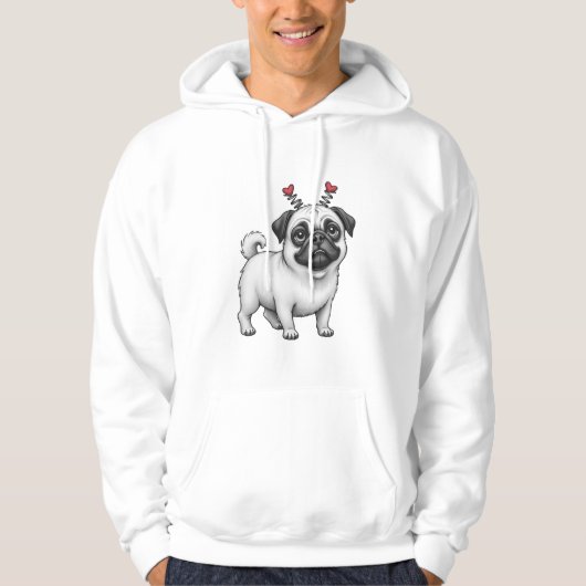 Fijne Valentijnsdag! Hoodie (Voorkant)