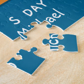 Fijne Valentijnsdag Ik Graaf U Grappige Moderne Li Legpuzzel (Zijkant)