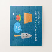 Fijne Valentijnsdag Ik Graaf U Grappige Moderne Li Legpuzzel (Verticaal)