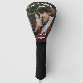 Fijne Valentijnsdag Ik hou van je aangepaste foton Golfheadcover