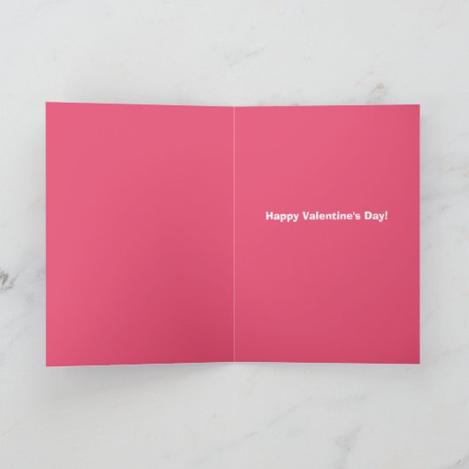 Fijne Valentijnsdag Ik hou van je FurEver Cat Feestdagen Kaart (Binnen)