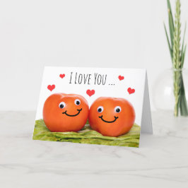 Fijne Valentijnsdag Ik Hou Van Jou Tomaat Humor Feestdagen Kaart