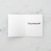 Fijne Valentijnsdag... Ik hou veel van jou. Kaart (Binnen)