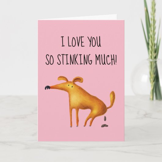 Fijne Valentijnsdag, ik hou zo verschrikkelijk vee Kaart (Voorkant)