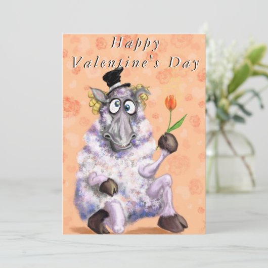 Fijne Valentijnsdag - In Love Ram - Romantic (Staand voorkant)