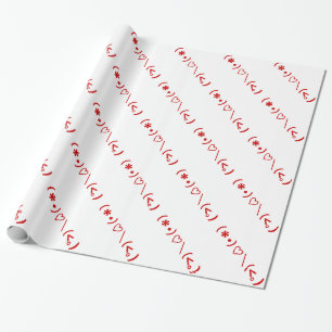 Fijne Valentijnsdag / Japanse moties Cadeaupapier