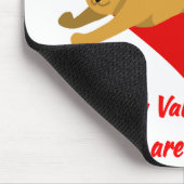 Fijne Valentijnsdag Je bent een vruchtbare kat Muismat (Hoek)